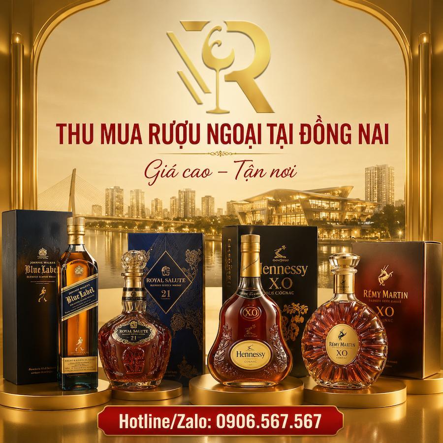 Thu mua Whisky, Cognac & rượu quý hiếm tại Đồng Nai