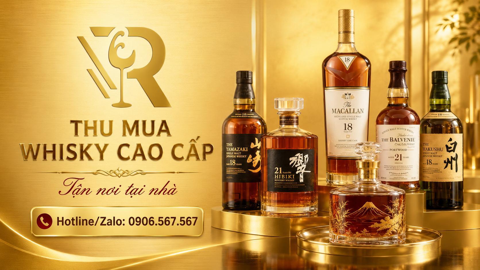 Thu mua rượu Whisky ĐỊNH GIÁ RƯỢU